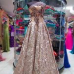 beaded evening fabric